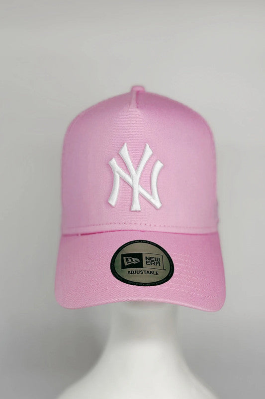 New Era – Casquette Yankees MLB – Trucker rose pastel – Taille unique – Neuve